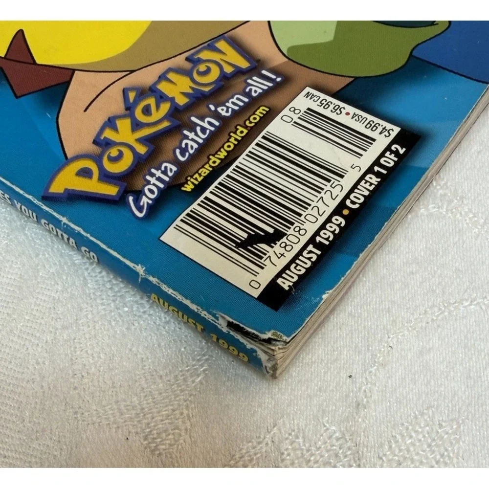 Wizard Magazine August 1999 Pokemon Pikachu Ash Comics Movie Guide